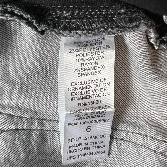 Wit & Wisdom Gray Distressed Ab Solutions Trouser Jean Pants - Picture 7 of 10